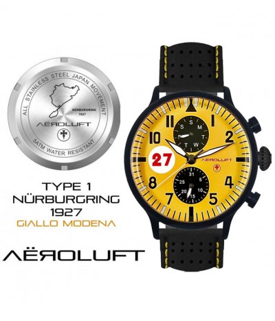 yellow racing watch