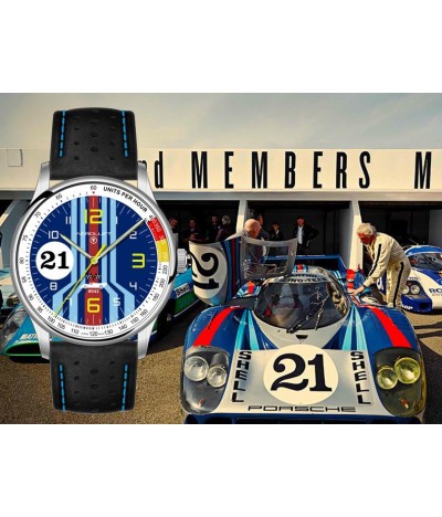 reloj de piloto de coches martini