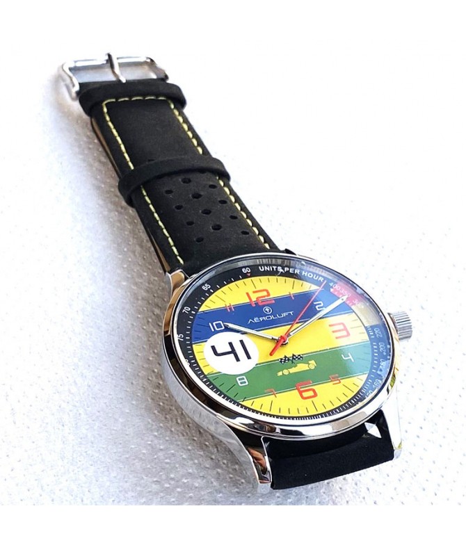 Horloge De Bureau WMC Double Face Ayrton Senna - Quartz Original