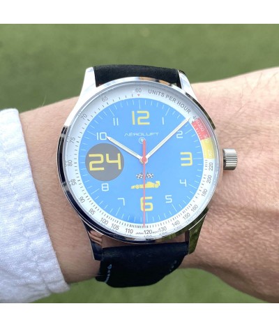 reloj de carreras bleu de france bugatti